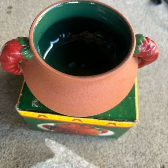 Giftco Chili Pepper Terra Cotta Salsa Pot *New* - Picture 5 of 10